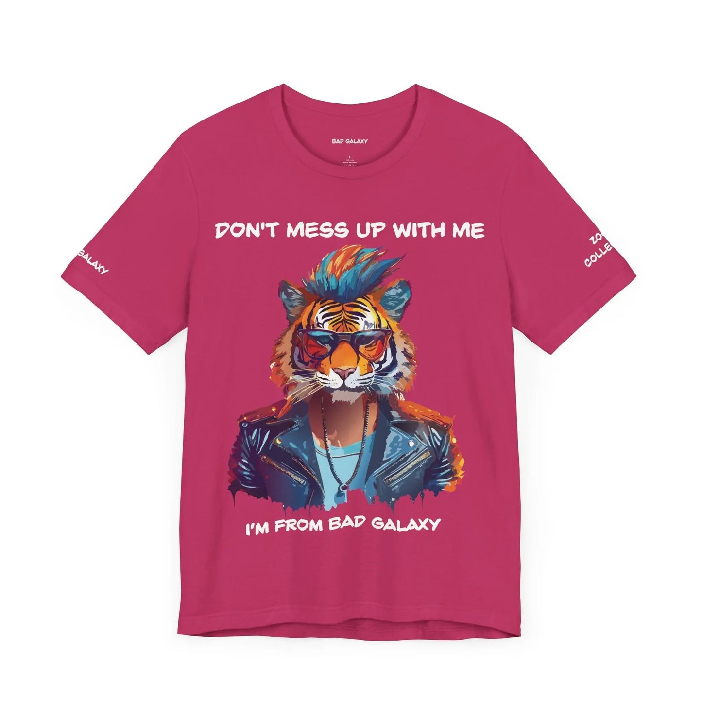 Animal T Shirt Bad Galaxy Made To Order Cotton Tee With Eco Friendly Inks Free Shipping USA