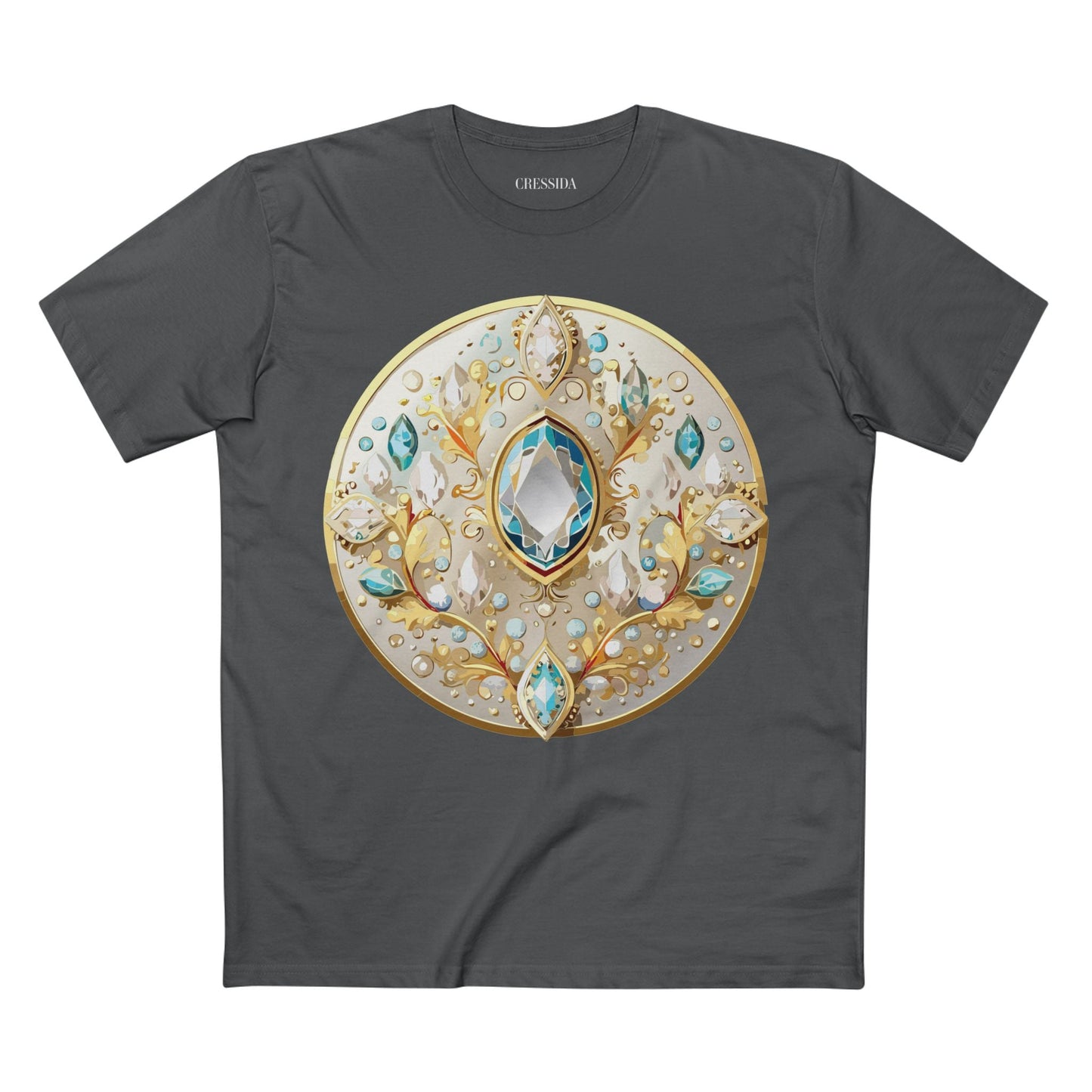 Medallion Graphic T-Shirt Unisex 100 Cotton With Gold Art Design Medal Tee 22