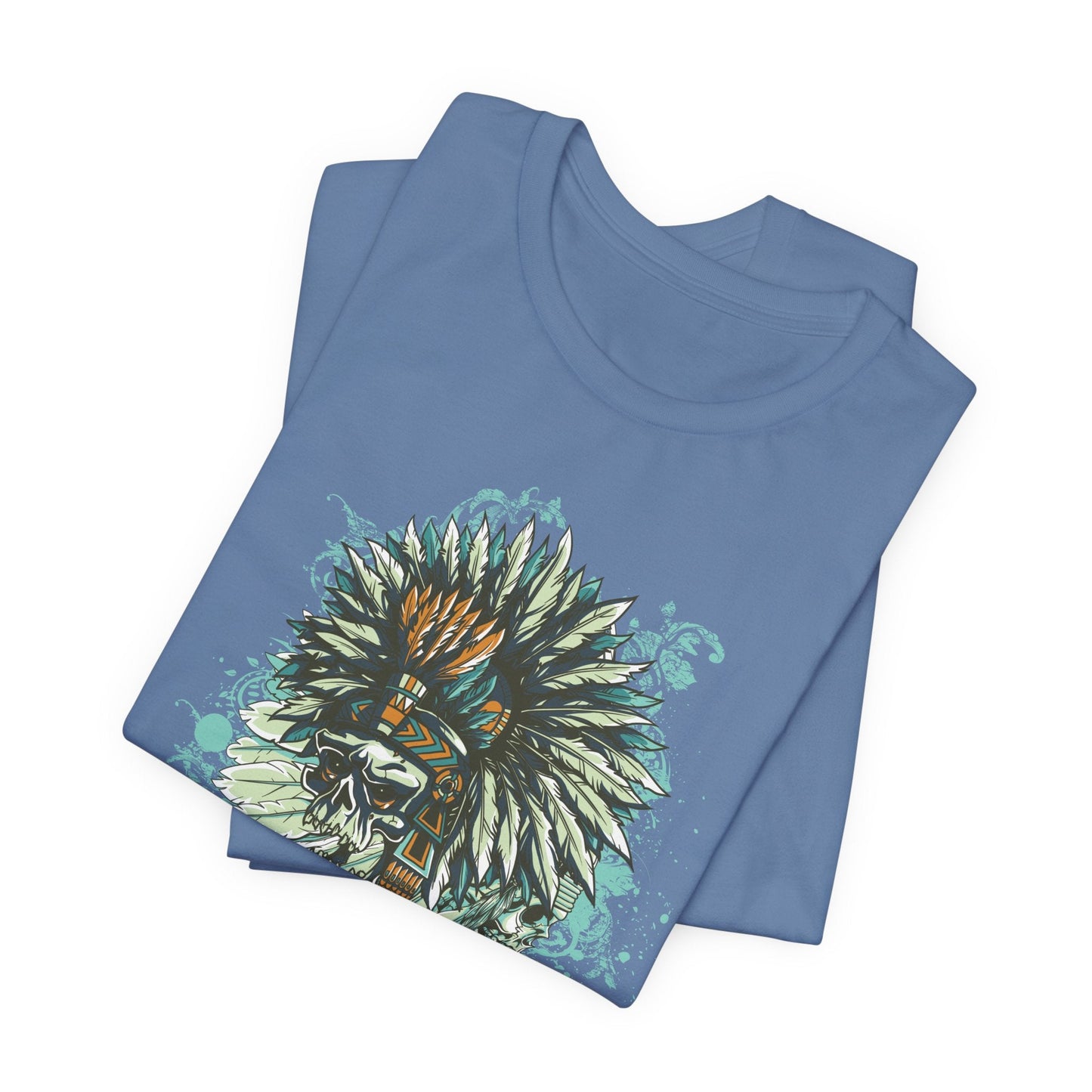Skull Graphic Design Unisex Cotton Tee Shirt Art-14