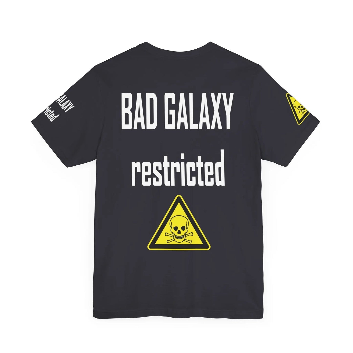 Bad Galaxy Skull T Shirt Made To Order 100 Percent Cotton Eco Friendly Inks USA Designed