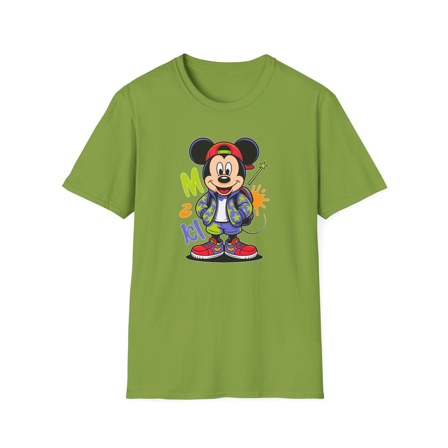 Cartoon T Shirt With Animation Design Unisex Gildan Softstyle 64000 Tee For Funny Animals