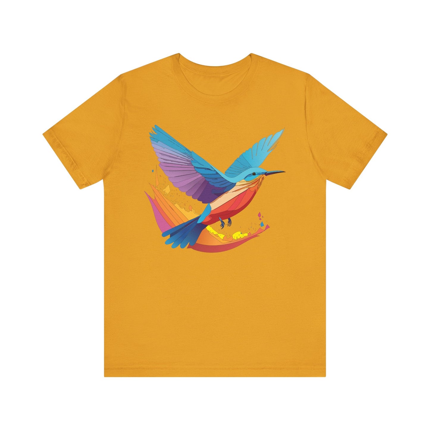 Unisex Animal Shirt Art Design Tee With Wild Animals Print Soft Comfortable Short Sleeve Tee