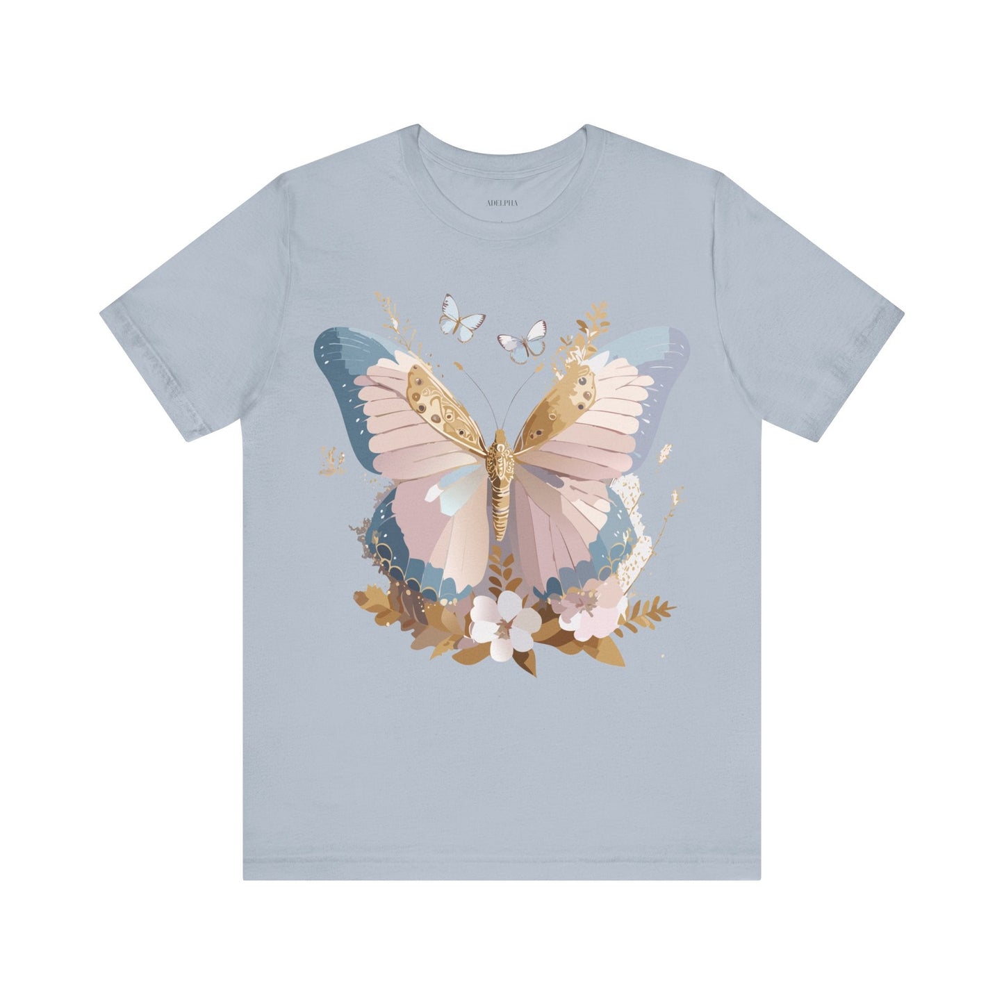 Adelpha Vintage Inspired Butterfly Graphic Tee Unisex Short Sleeve