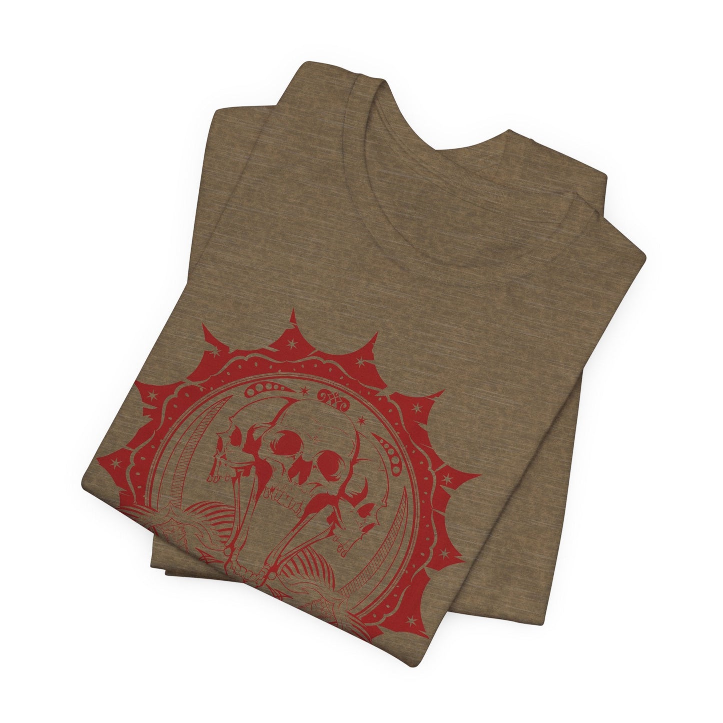 Skull Elephant Mandala Tee Boho Skull Graphic Shirt Art-51