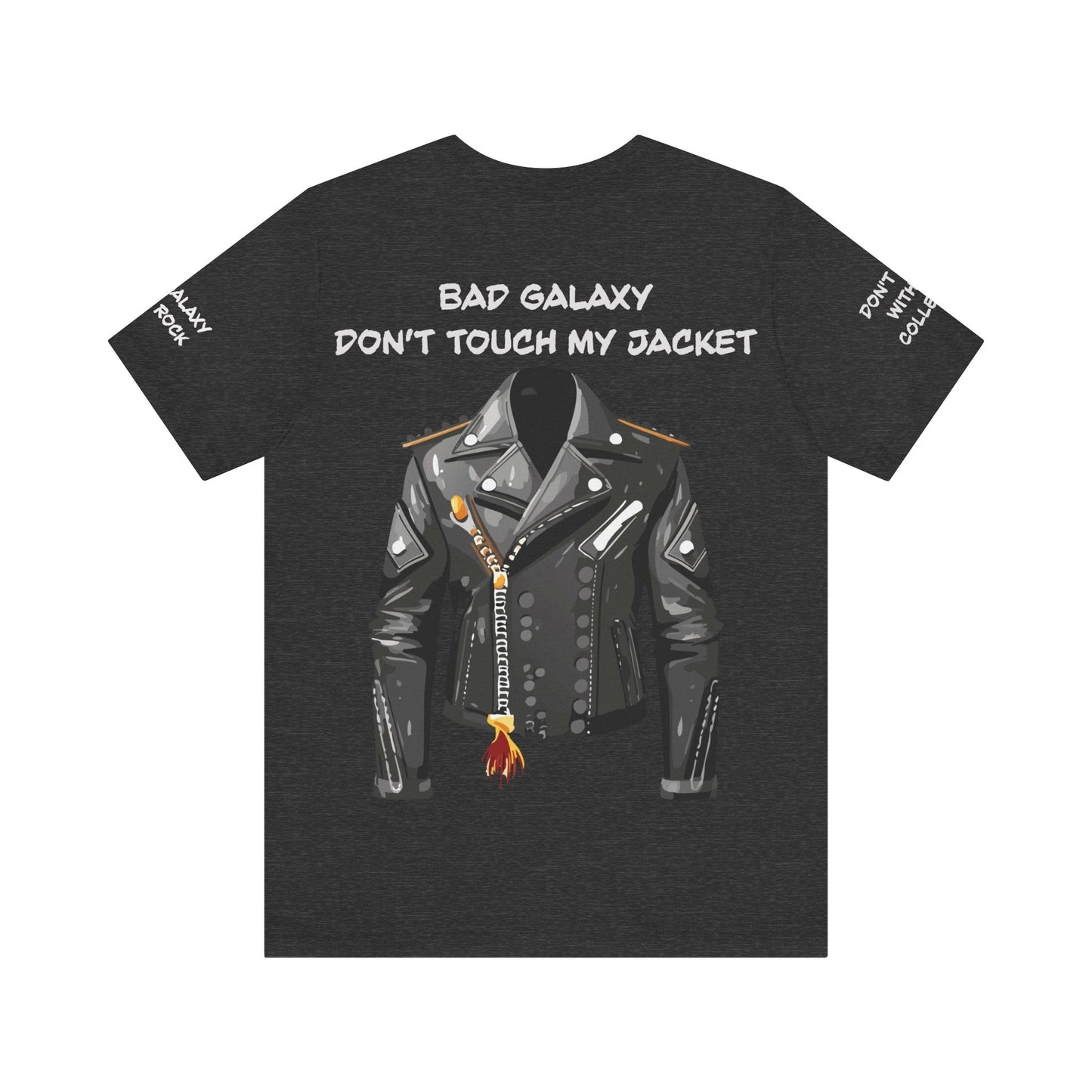 Punk Rock Tee Shirt 100 Percent Cotton Made To Order From Bad Galaxy Eco Friendly Inks USA