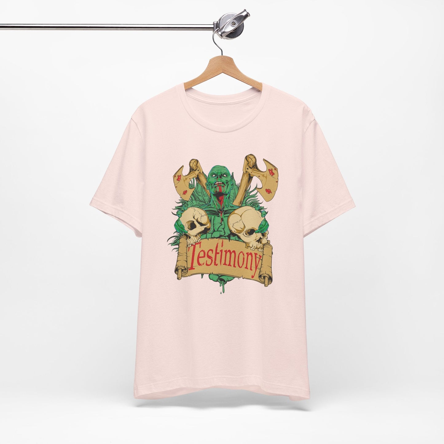 Cthulhu Skull Axes Testimony Tee Lovecraft Horror Mythos Shirt Art-42