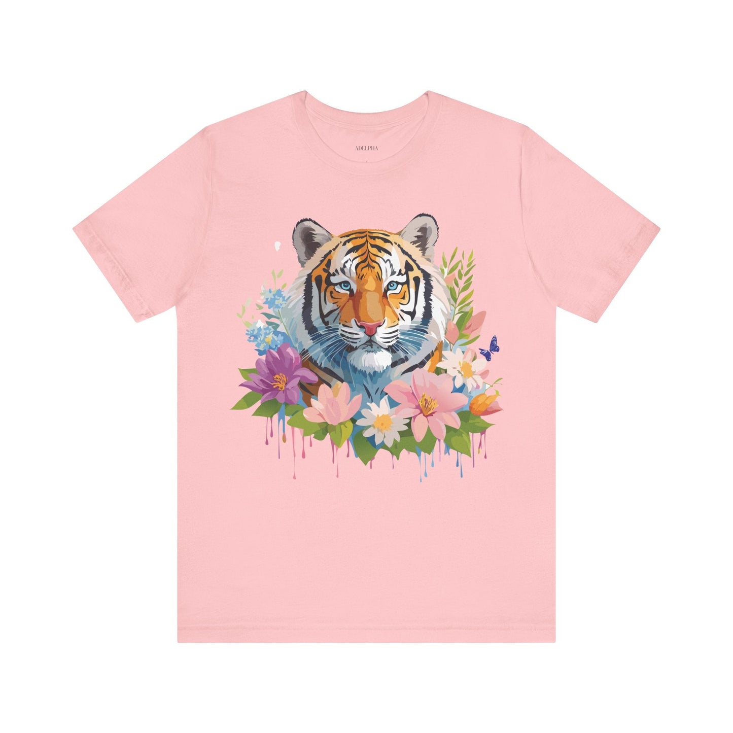 Tiger Graphic Tee Unisex Vintage Inspired Shirt By Adelpha Premium Short Sleeve Edition