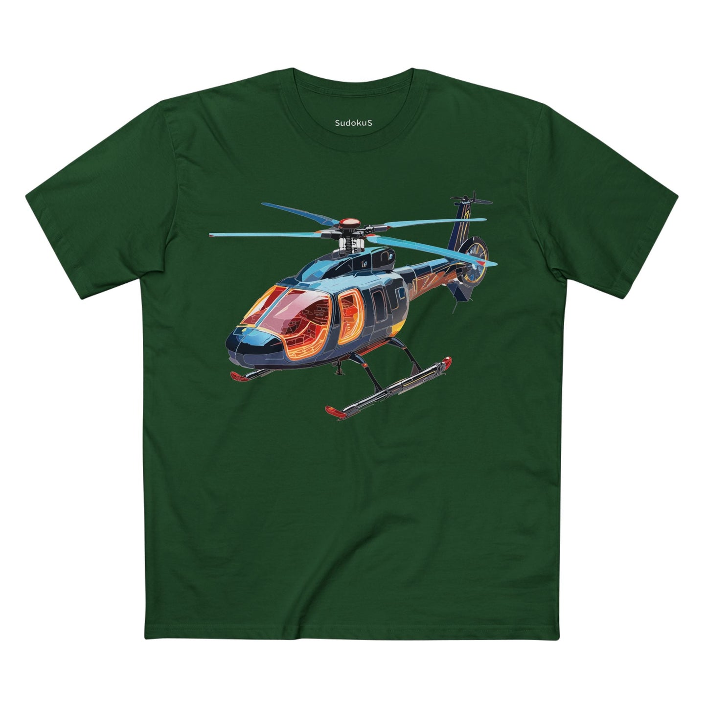 Chopper Graphic Unisex 100 Cotton Staple Tee 12