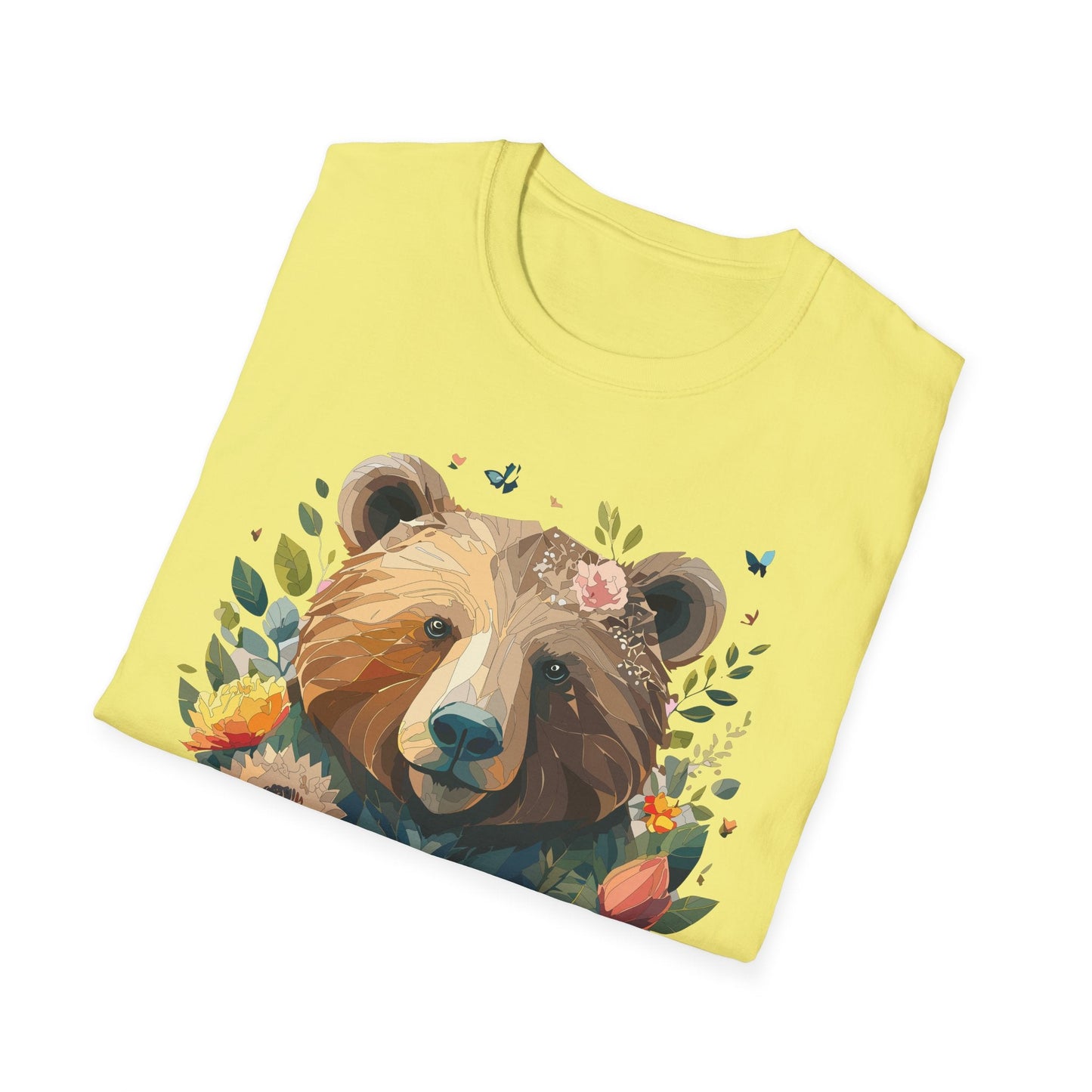 Bear T Shirt Unisex Teddy Bear Tee Gildan Softstyle 64000 100 Percent Ring Spun Cotton