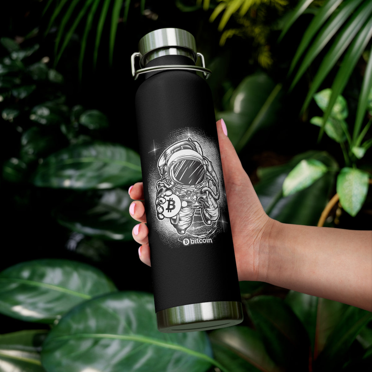 22oz Copper Insulated Water Bottle with Cartoon Design - CV4