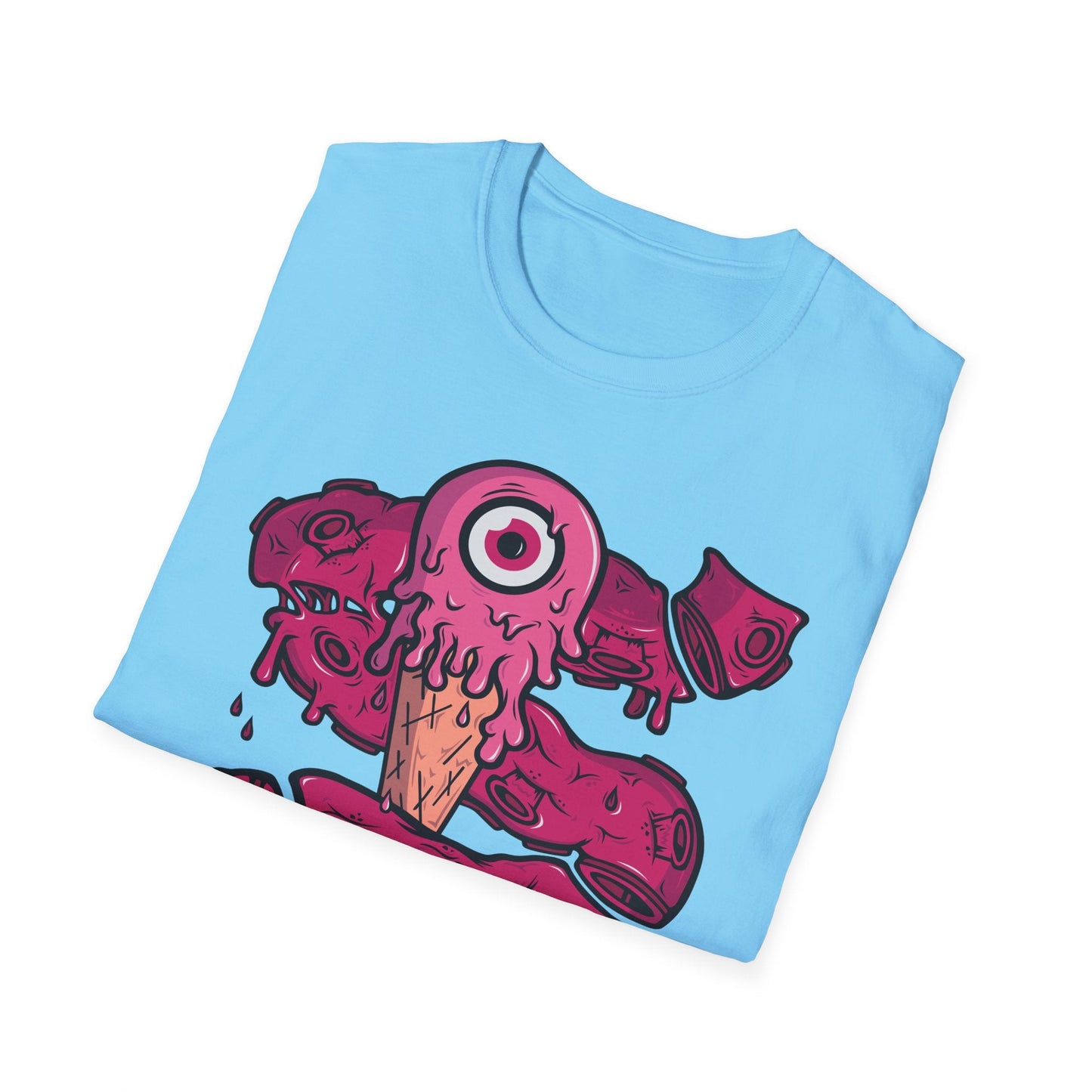 Cartoon T Shirt Animation Tee Funny Graphic Tee Unisex Gildan Softstyle Cotton 64000
