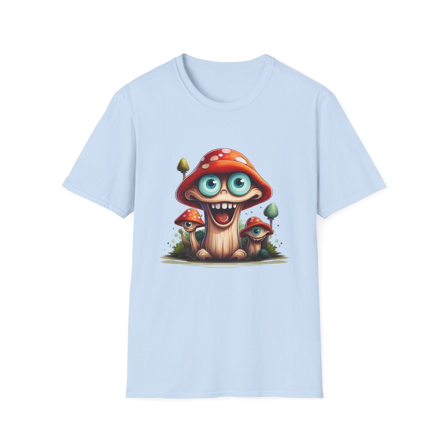 Mashroom Tee Shirt Unisex Funny Mushroom Design Softstyle Tee One Hundred Percent Ring Spun Cotton