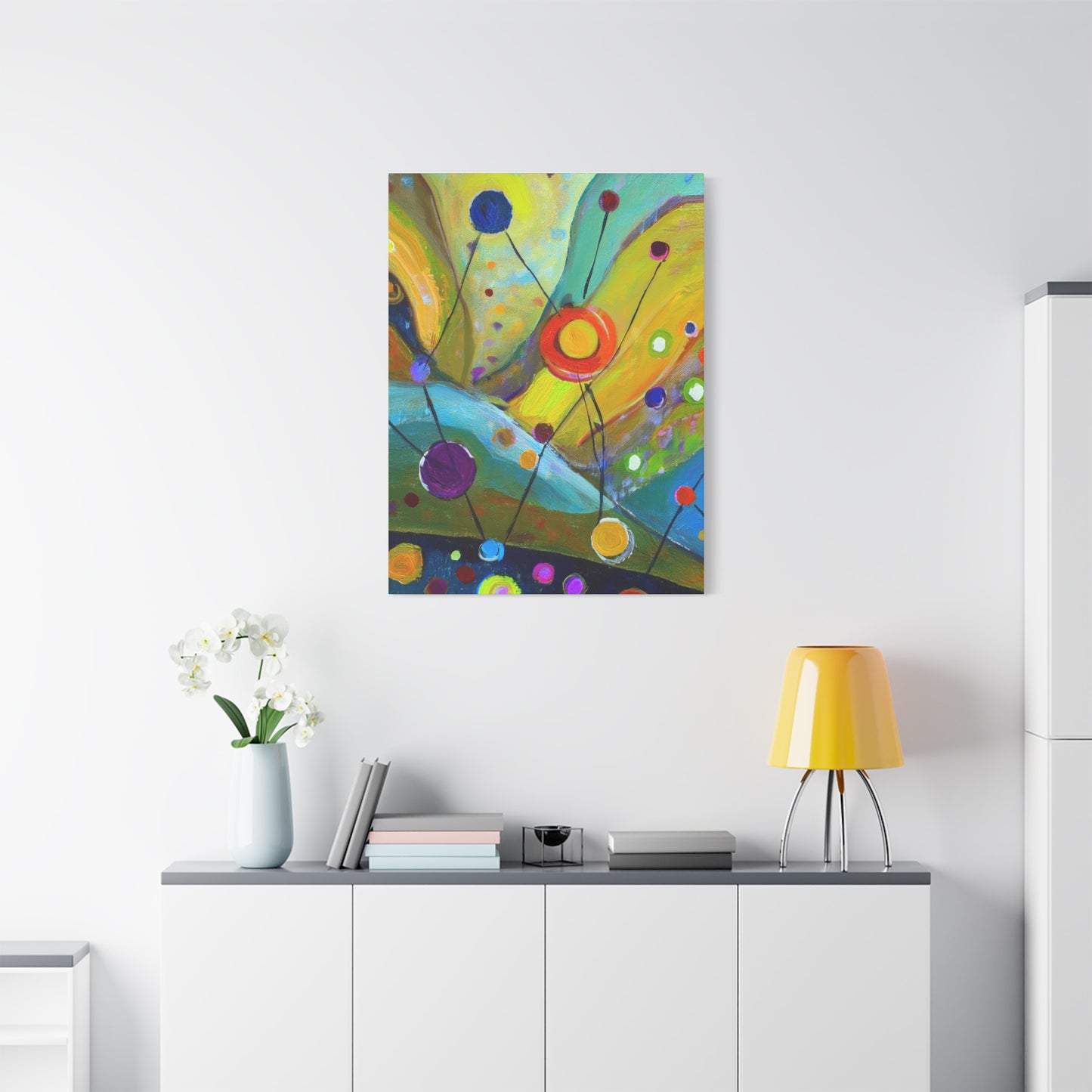 Abstract Oil Painting Print Canvas 20x24,20x30,24x30 24x32,24x36,30x40 32x48,36x48,40x60 Pine-Wood Inner Frame ABS-129