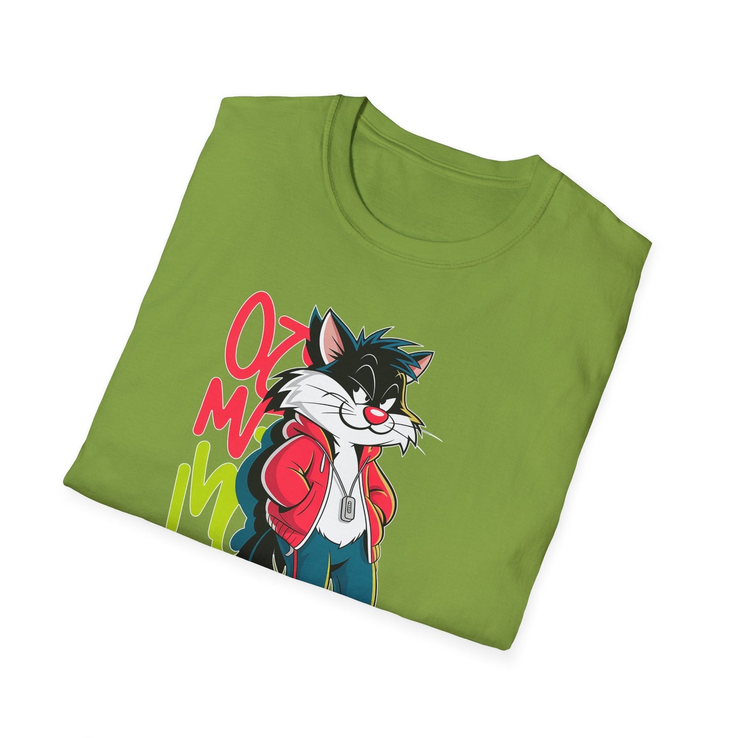 Cartoon T Shirt With Animals And Animation Tee For Unisex Softstyle Gildan 64000