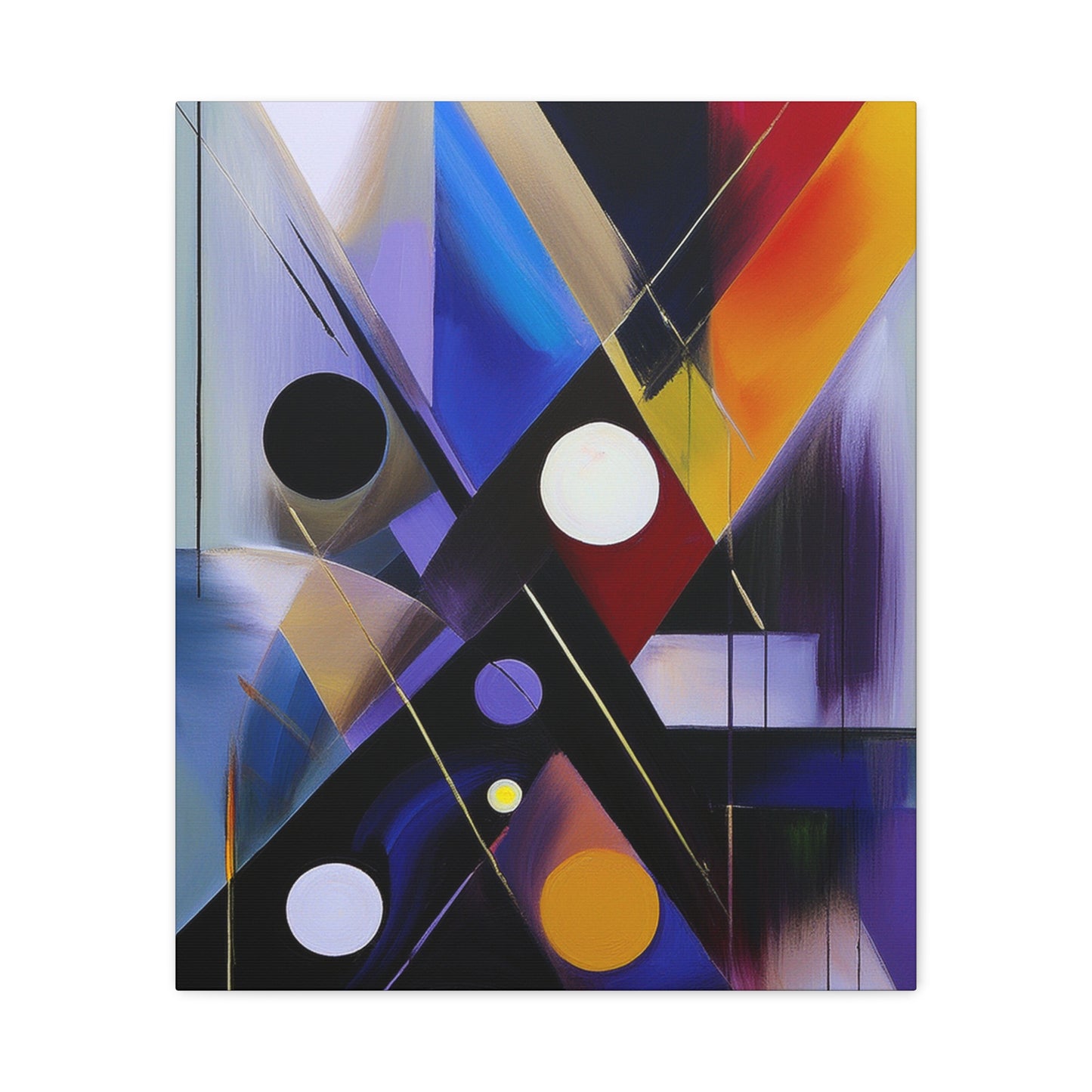 Colors Abstract Painting Print Canvas 20x24,20x30,24x30, 24x32,24x36,30x40, 32x48,36x48,40x60 Pine-Wood Inner Frame ABS-35