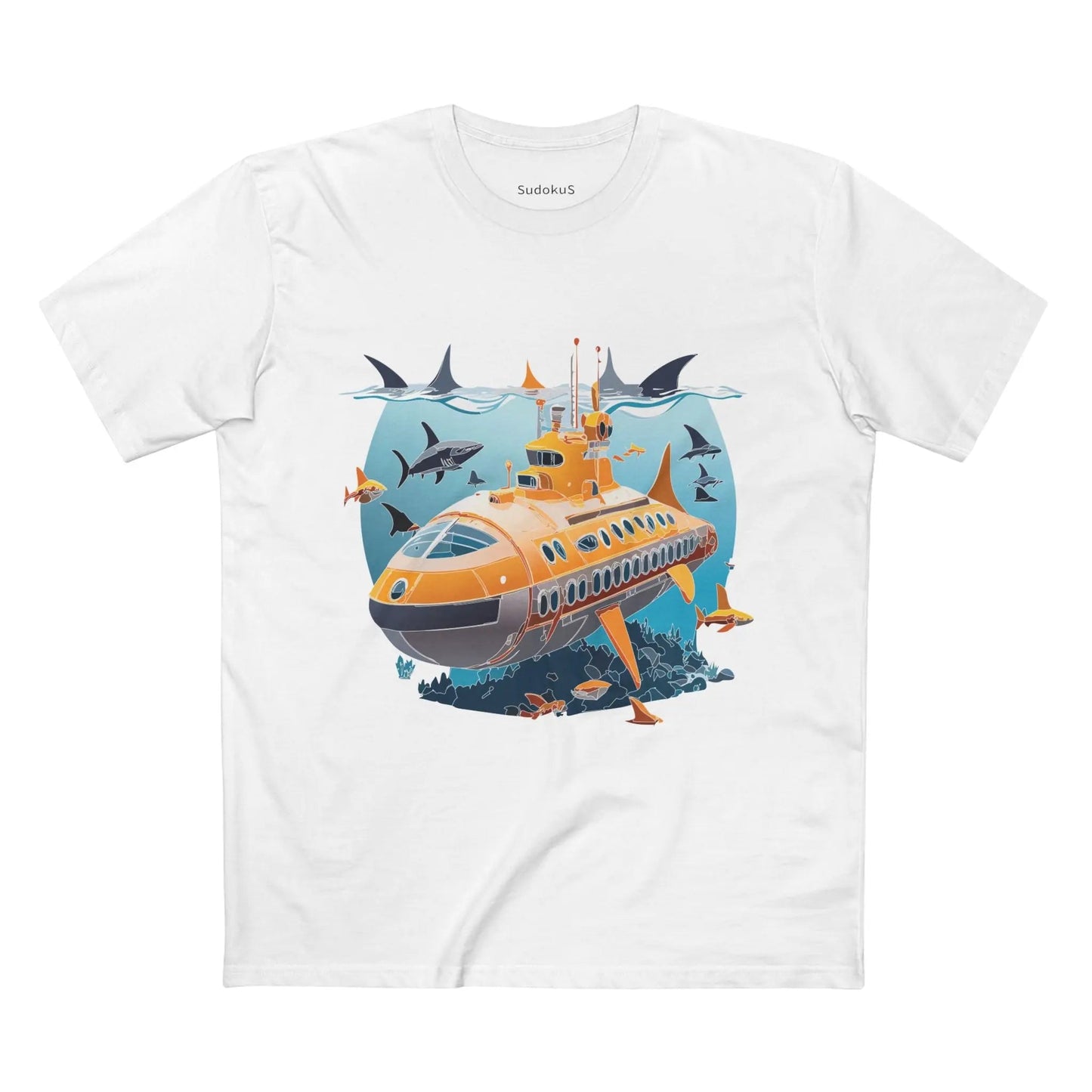 Ocean Coast Graphic Unisex 100 Cotton Staple Tee 17
