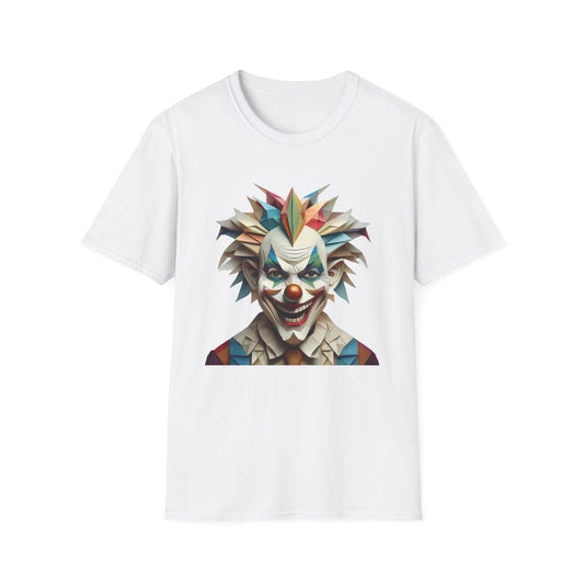 Clown Shirt Unisex Funny Circus Tee Gildan Softstyle 64000 Short Sleeve Cotton Tee