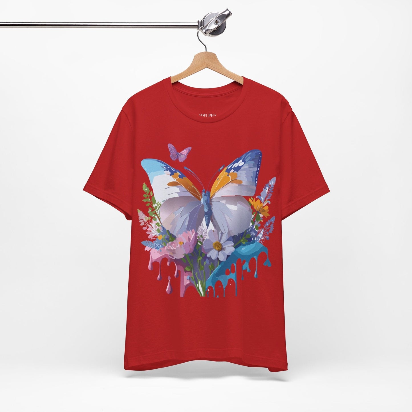 Adelpha Butterfly Graphic Tee Vintage Inspired Unisex Short Sleeve Shirt