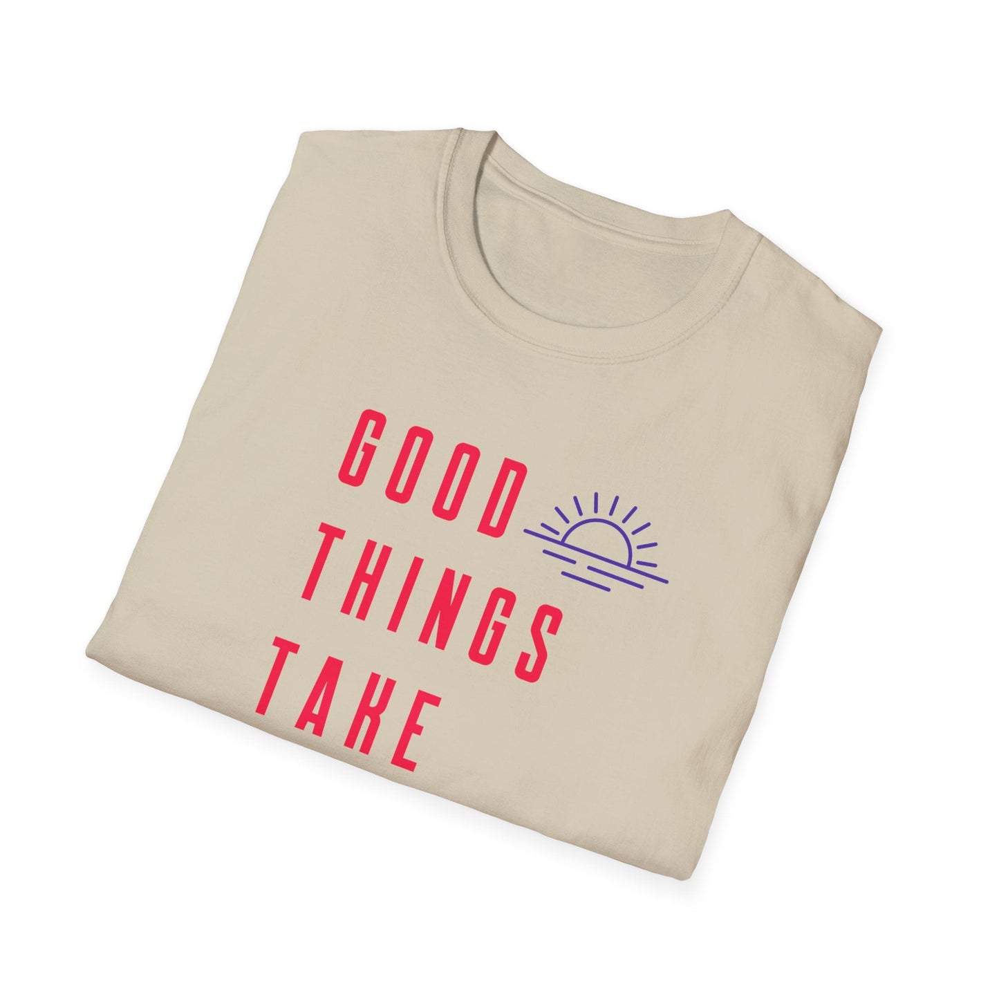 Positive Slogan T Shirt Unisex Gildan Softstyle 64000 Ring Spun Cotton Tee With Positive Words