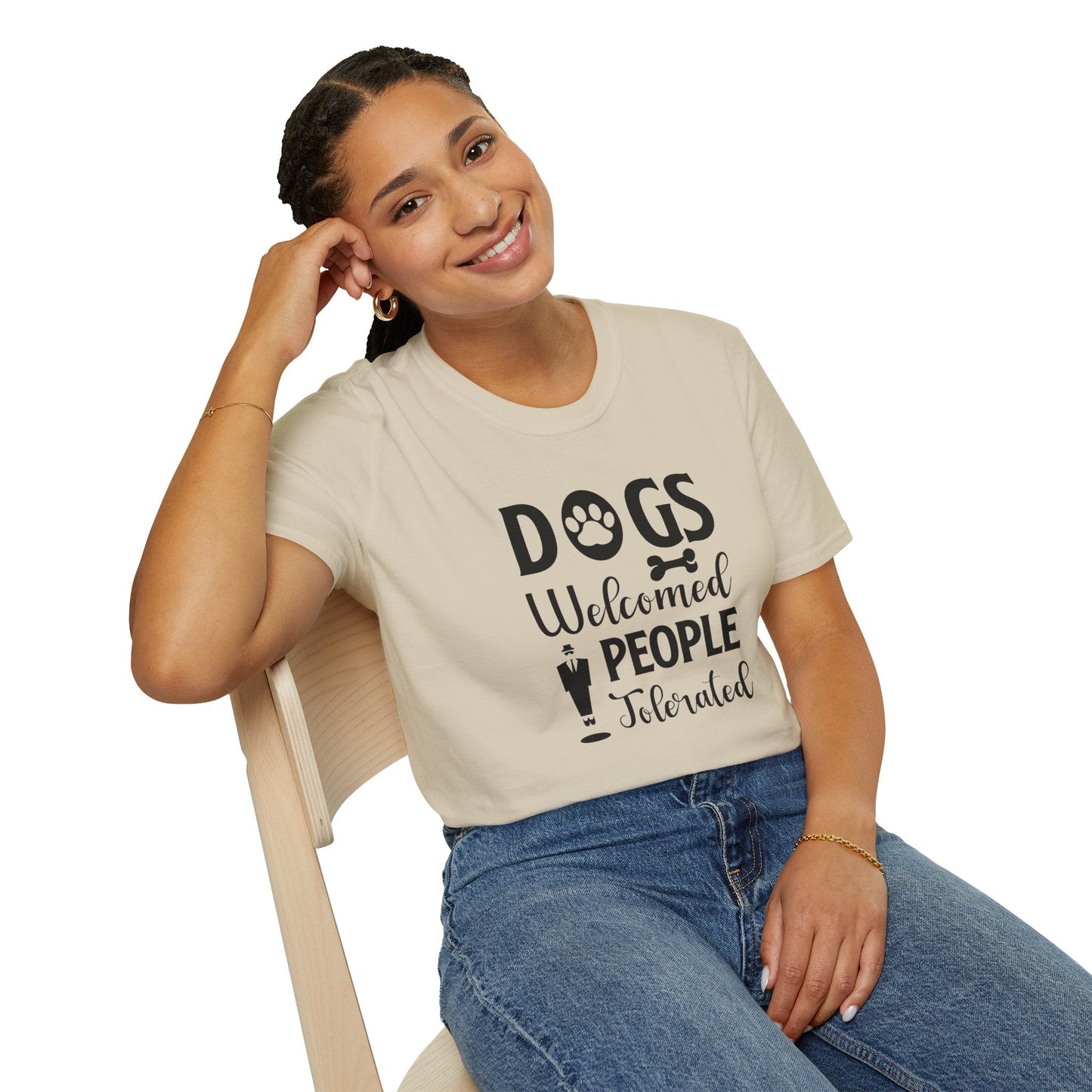 Dog Slogan T Shirts With Funny Quotes Unisex Tee Shirt Gildan Softstyle 64000 100 Percent Cotton
