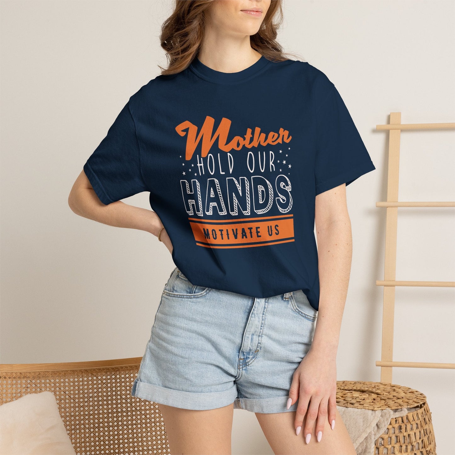 Mom T-shirt Mother Day Mama Tee Unisex Comfort Colors Garment-Dyed Cotton h48