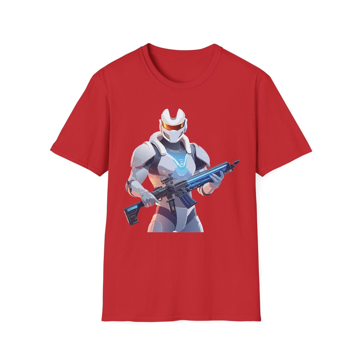 Robocop T Shirt Unisex Gildan Softstyle 64000 100 Percent Ring Spun Cotton Tee With Artwork