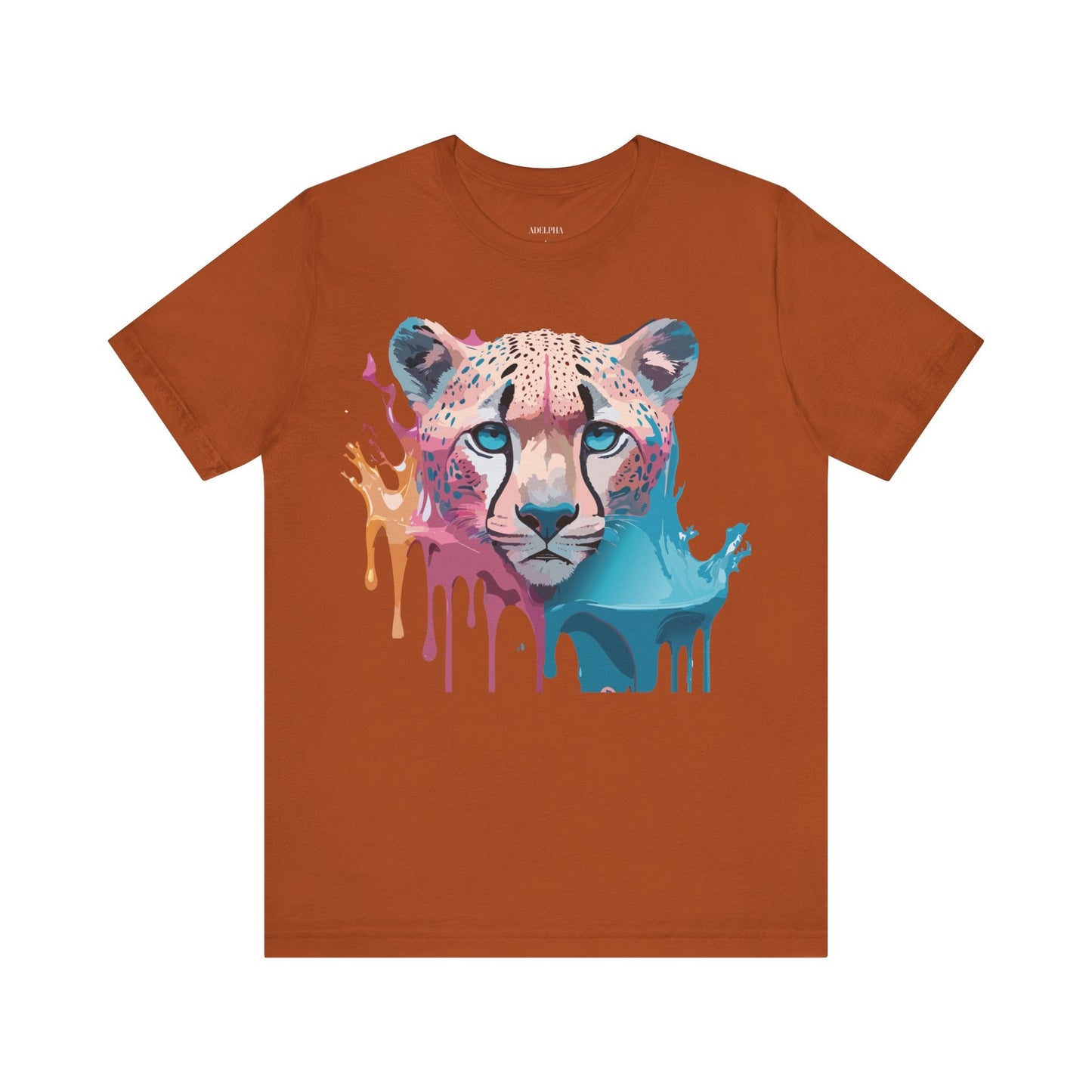 Cheetah Graphic Unisex 100 Cotton Artwork Tee 12