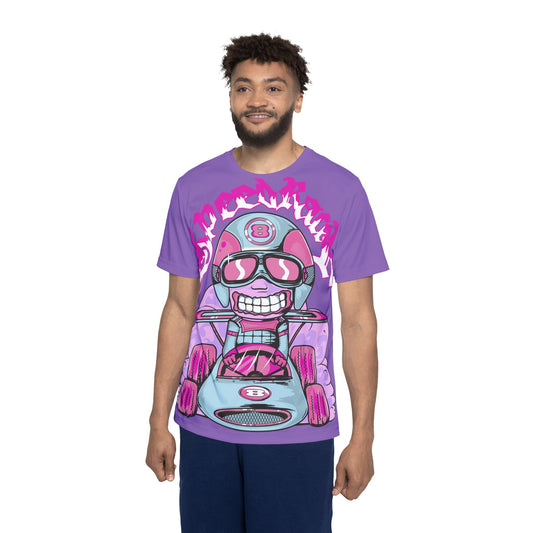 Be19 Fun Graphic T-Shirt, Art Design Poly Shirt, All Over Print Graphic Tee, Funny Print T-Shirt, Funny Cartoon Tee