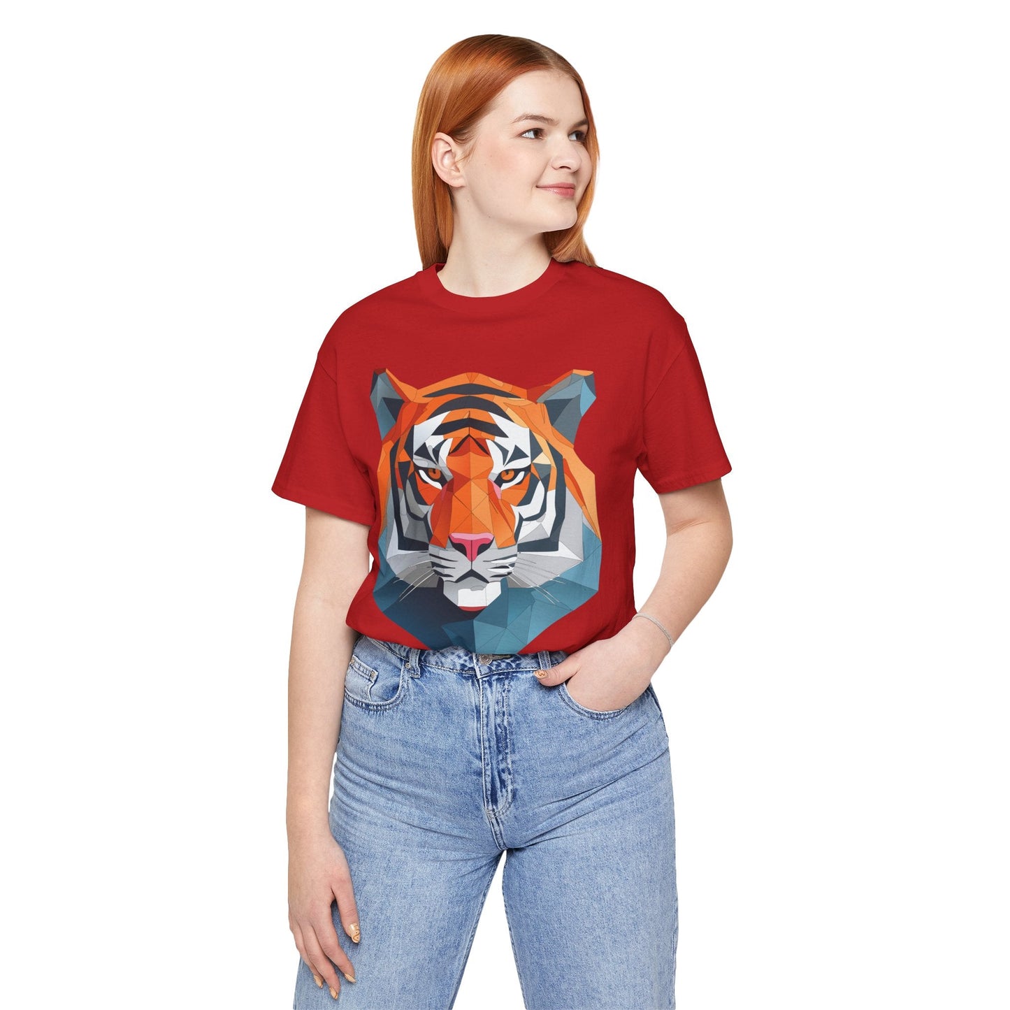 Unisex Animal Artwork Tee Shirt With Wild Animals Design For Everyday Wear And Comfort