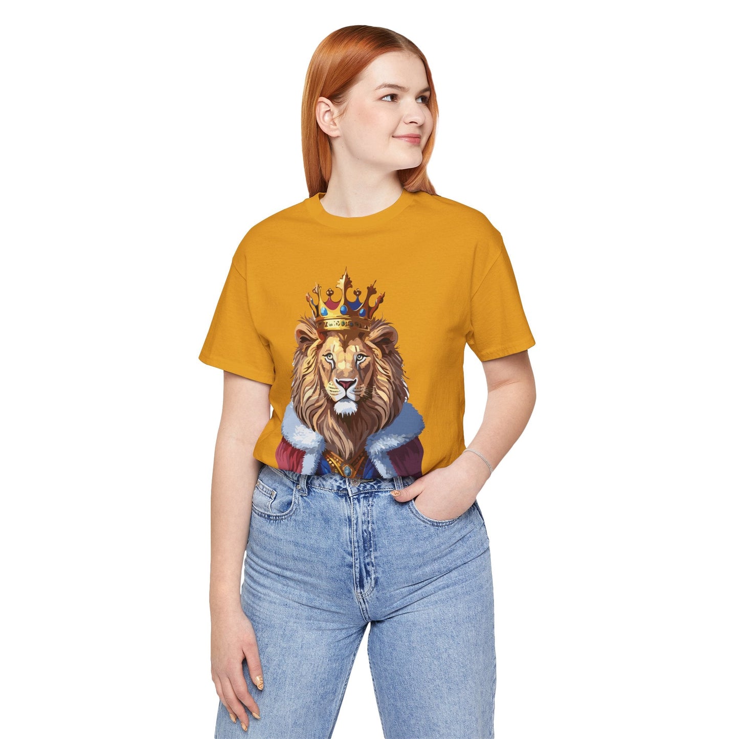 Unisex Animal Tee Shirt With Wild Animal Art Design Softstyle Comfort Tee Gildan 64000