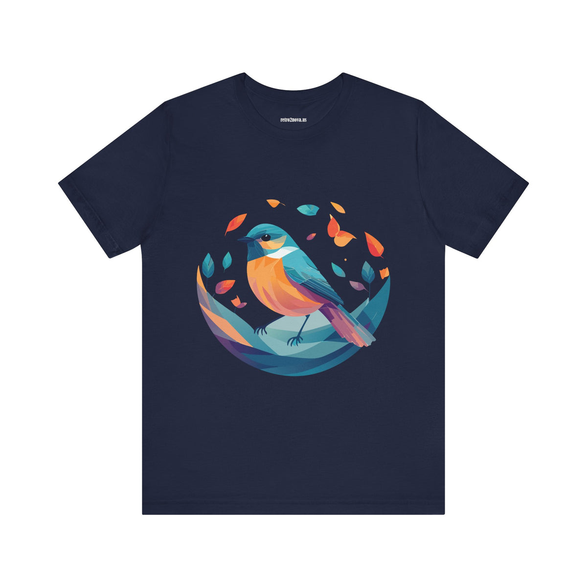Bird Graphic Unisex Cotton Bella+Canvas Tee with Animal Design ab6