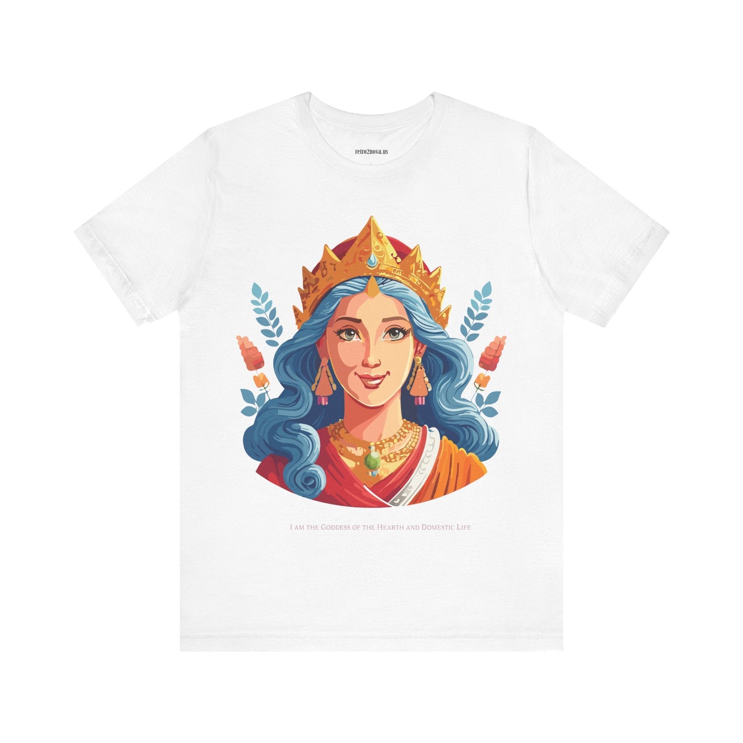 Goddess Graphic Cotton T Shirt Unisex Jersey Short Sleeve Original Art by Retro2Nova