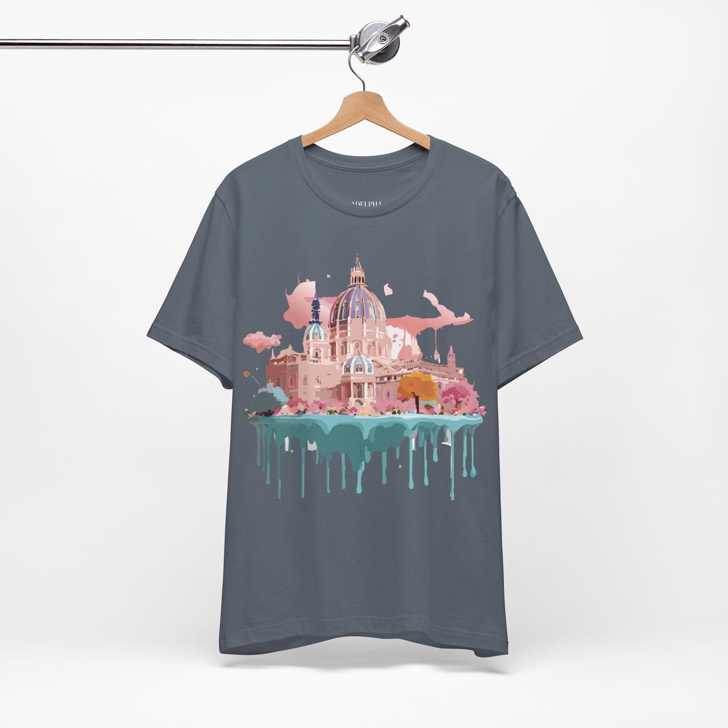 Vienna Tourist Graphic Tee Unisex Jersey Short Sleeve Vintage Inspired Artwork by Adelpha