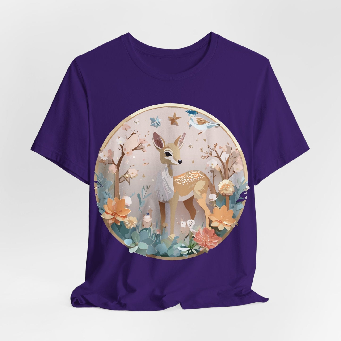 Adelpha Medallion Shirt Unisex Graphic Tee Vintage Inspired Art Design Short Sleeve T Shirt