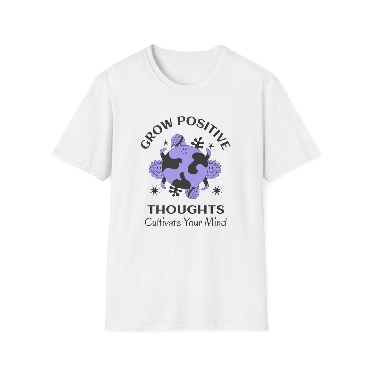 Positive Slogan Positive Words Tee with Good Quotes Graphic Tee Gildan Unisex 100 Cotton Tee Shirt p102