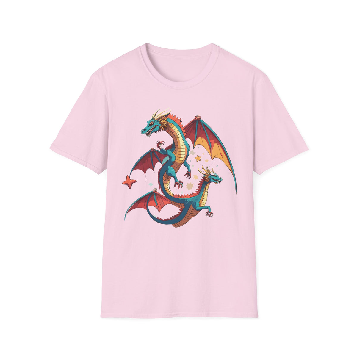 Dragon Graphic Tee Gildan Unisex 100 Cotton Tee Shirt with Animal a38