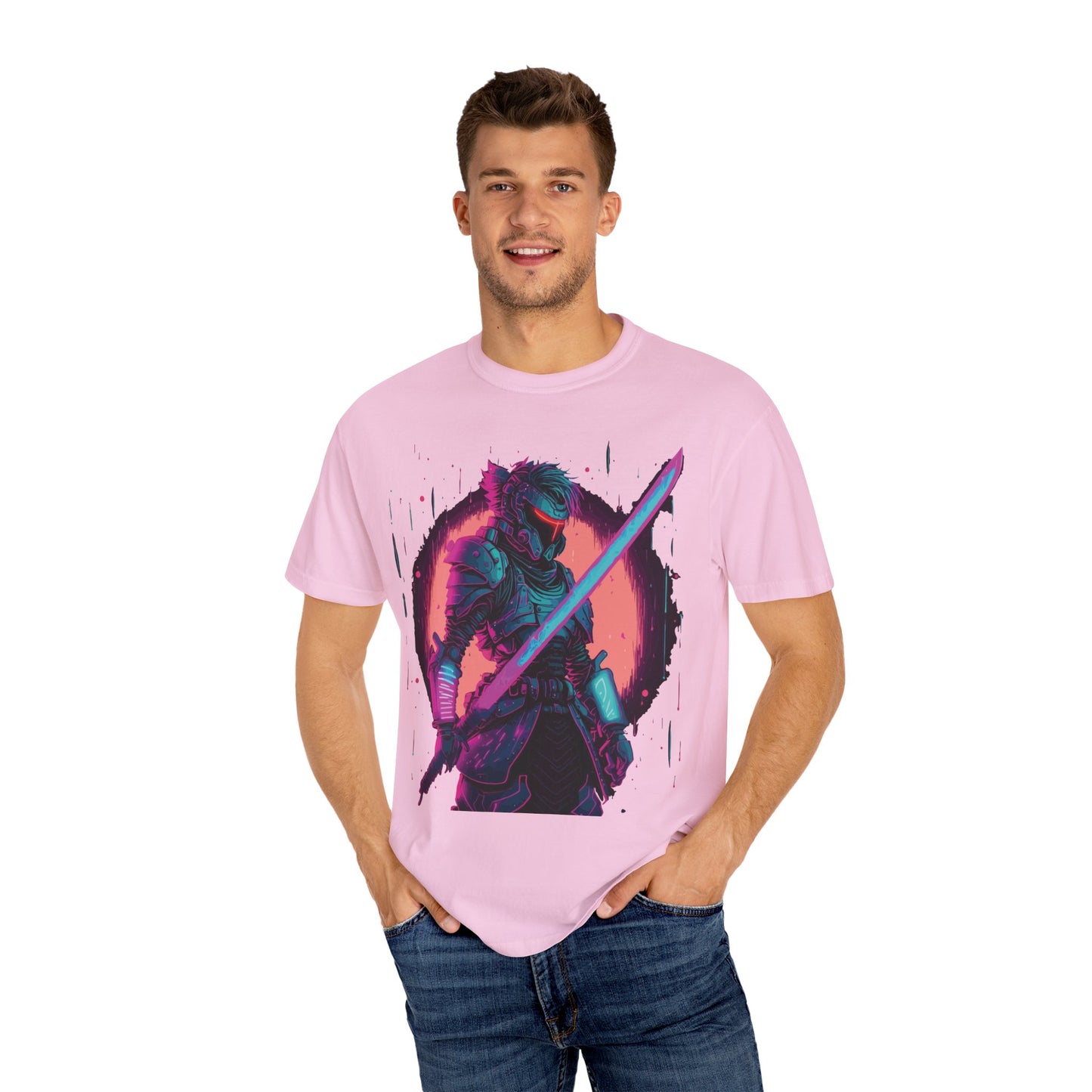 Unisex T-shirt with Knight in Armor