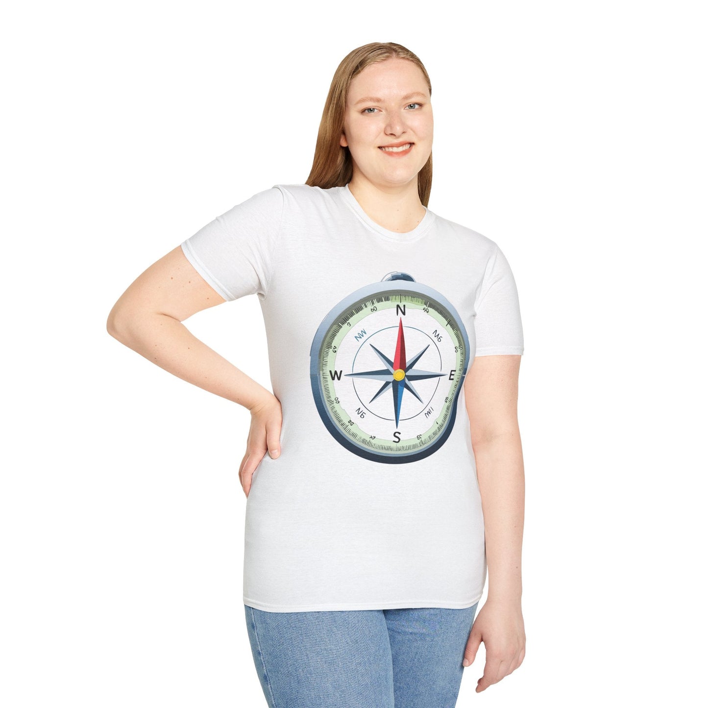 Compass Navigator Graphic Tee Unisex 100 Cotton 3