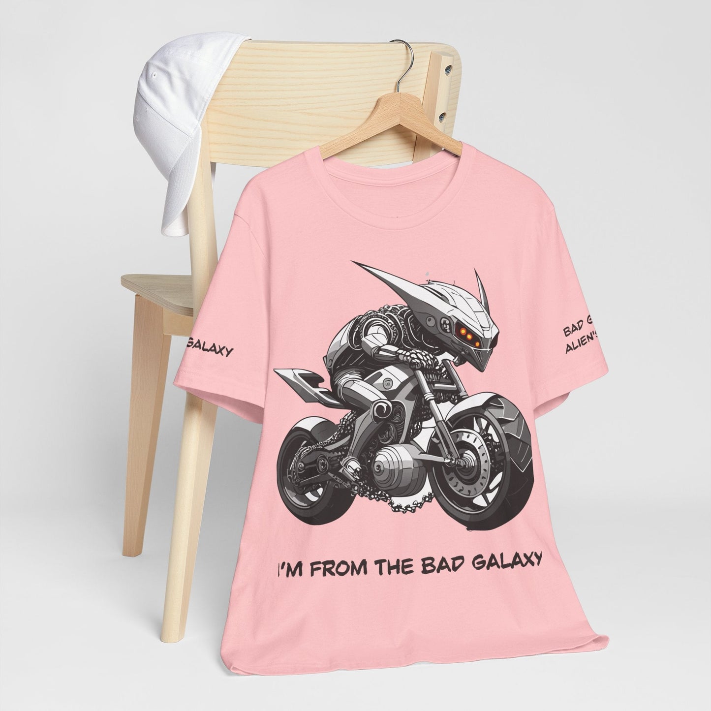 Alien Tee Shirt From Bad Galaxy Made To Order 100 Percent Cotton Lightweight Tee Made In USA