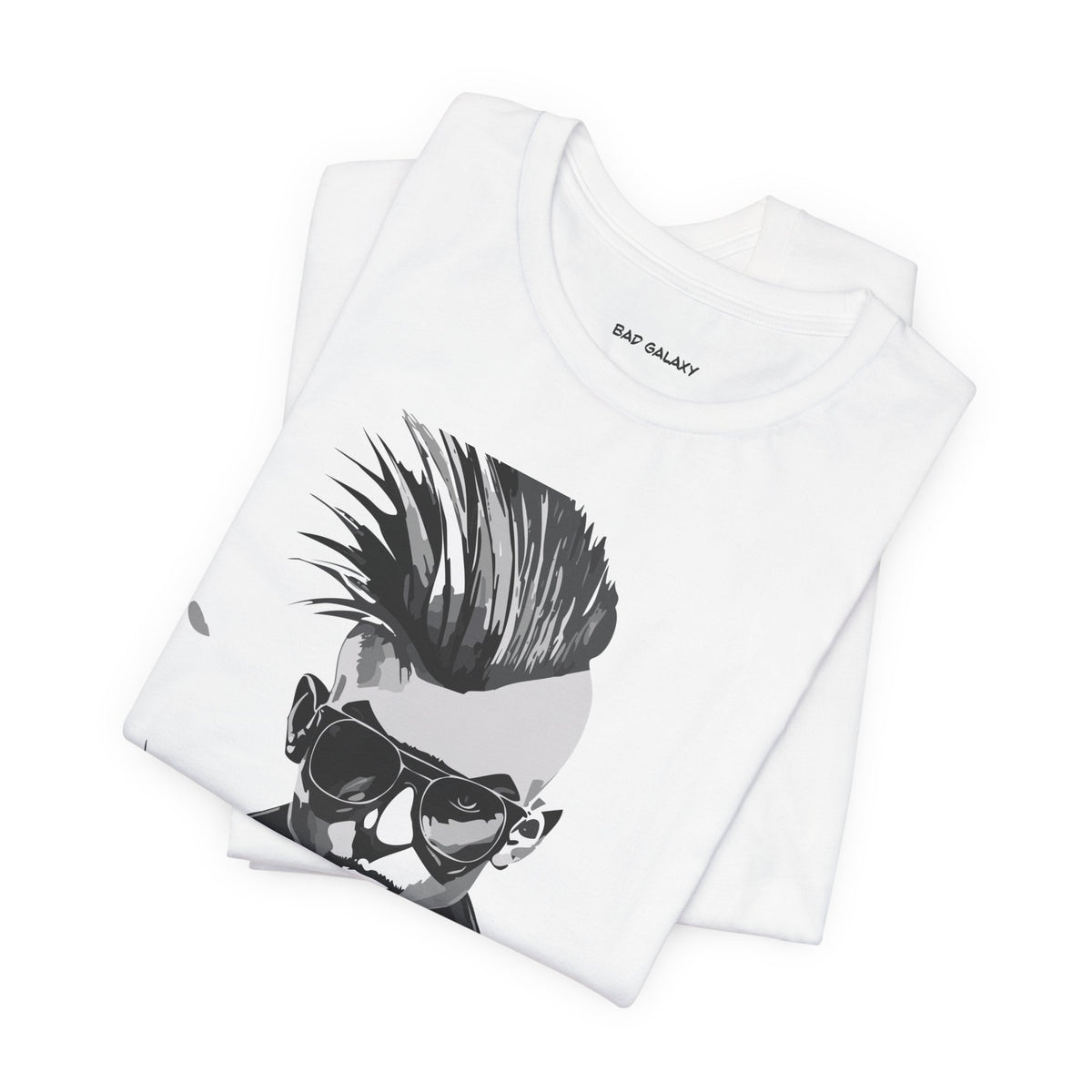 Punk Rock Graphic Unisex Cotton Bella+Canvas Tee with Art Design b30