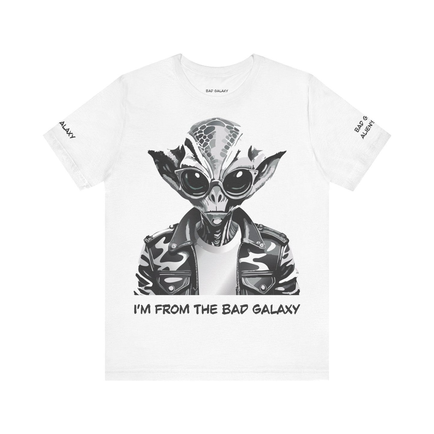 Alien Tee Shirt From Bad Galaxy Made To Order 100 Percent Cotton Eco Friendly Inks