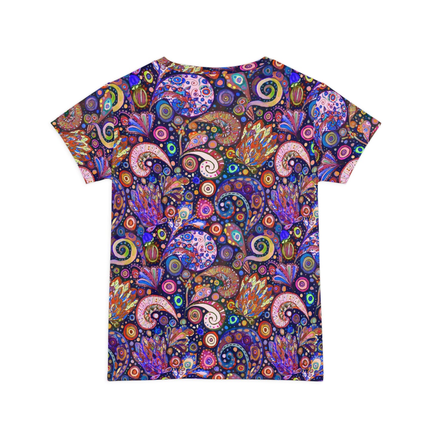 抽像印花襯衫，帶有抽象圖案的襯衫