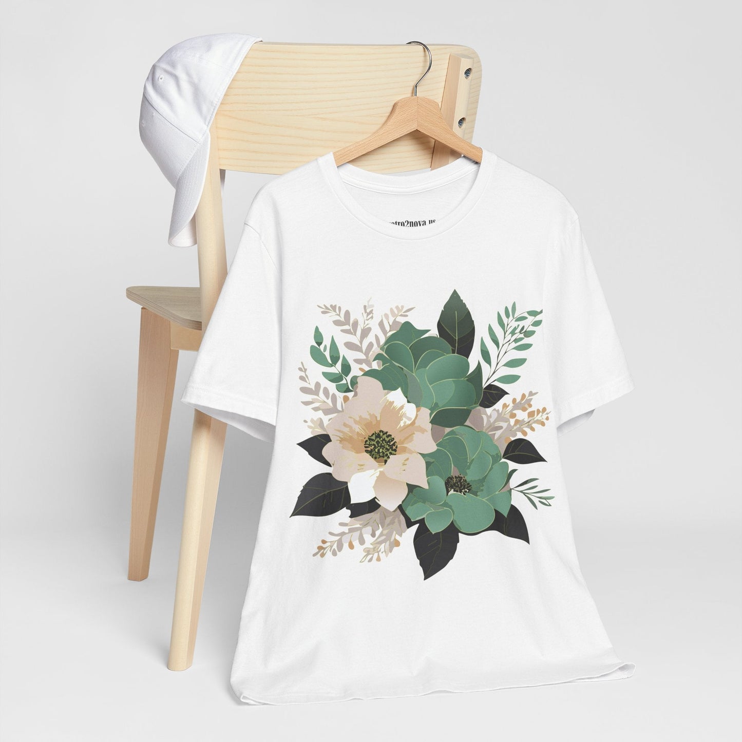 Flowers Shirt Floral Shirt Unisex Jersey Short Sleeve Tee From Flowers Collection Retro2Nova
