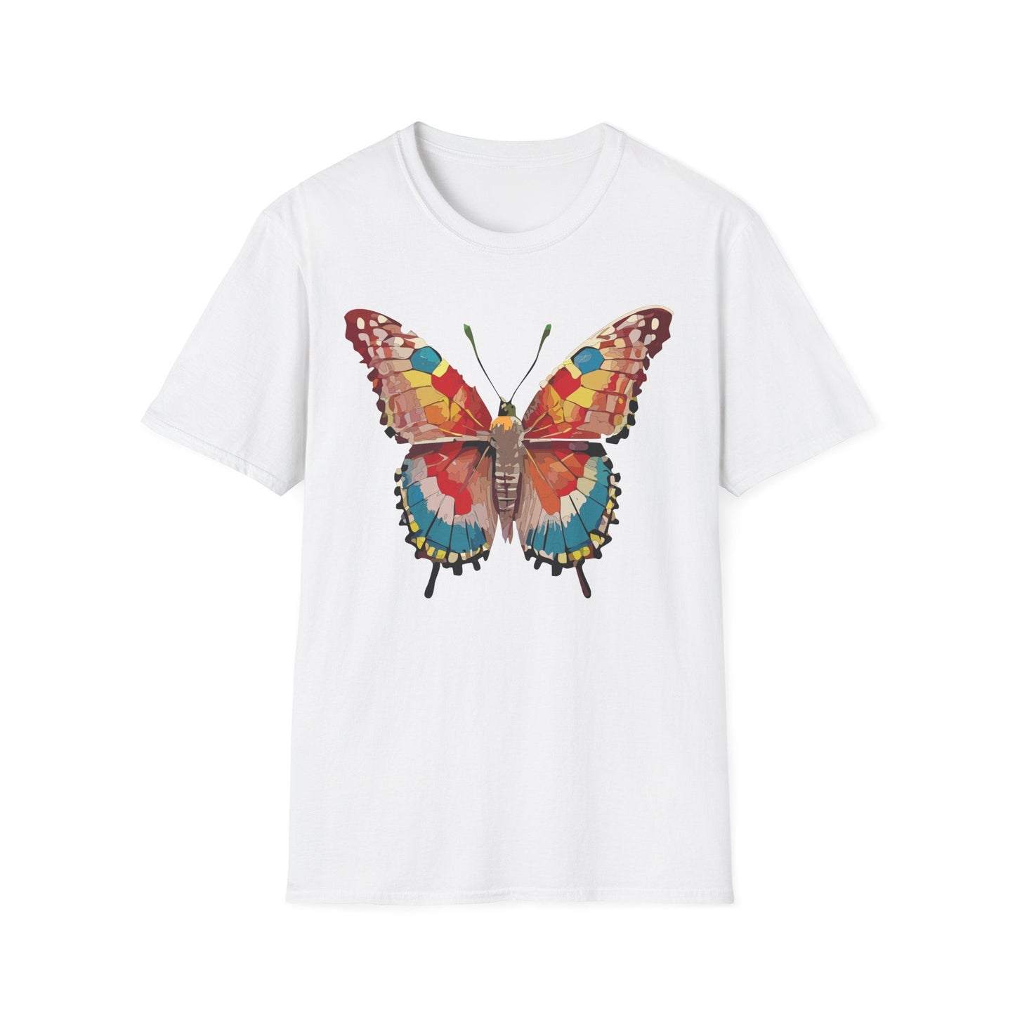 Butterfly Shirt Unisex Monarch Tee Softstyle 100 Percent Ring Spun Cotton Quality Gildan 64000