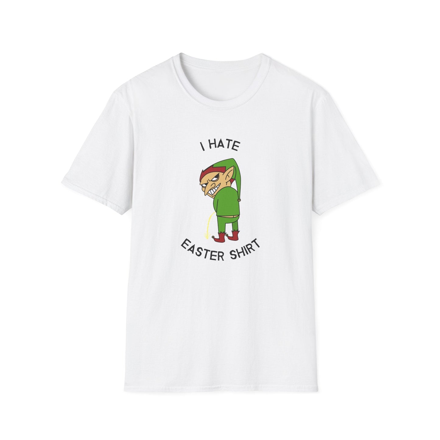 Unisex Easter T Shirt With Art Design Softstyle 100 Percent Ring Spun Cotton Lightweight Tee