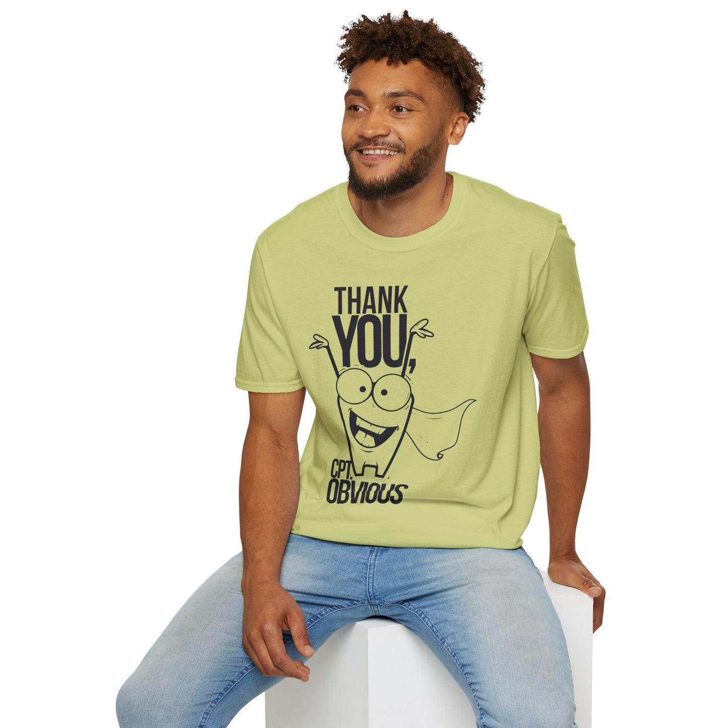Cartoon T Shirt Animation Funny Tee Unisex Gildan Softstyle 64000 Ring Spun Cotton
