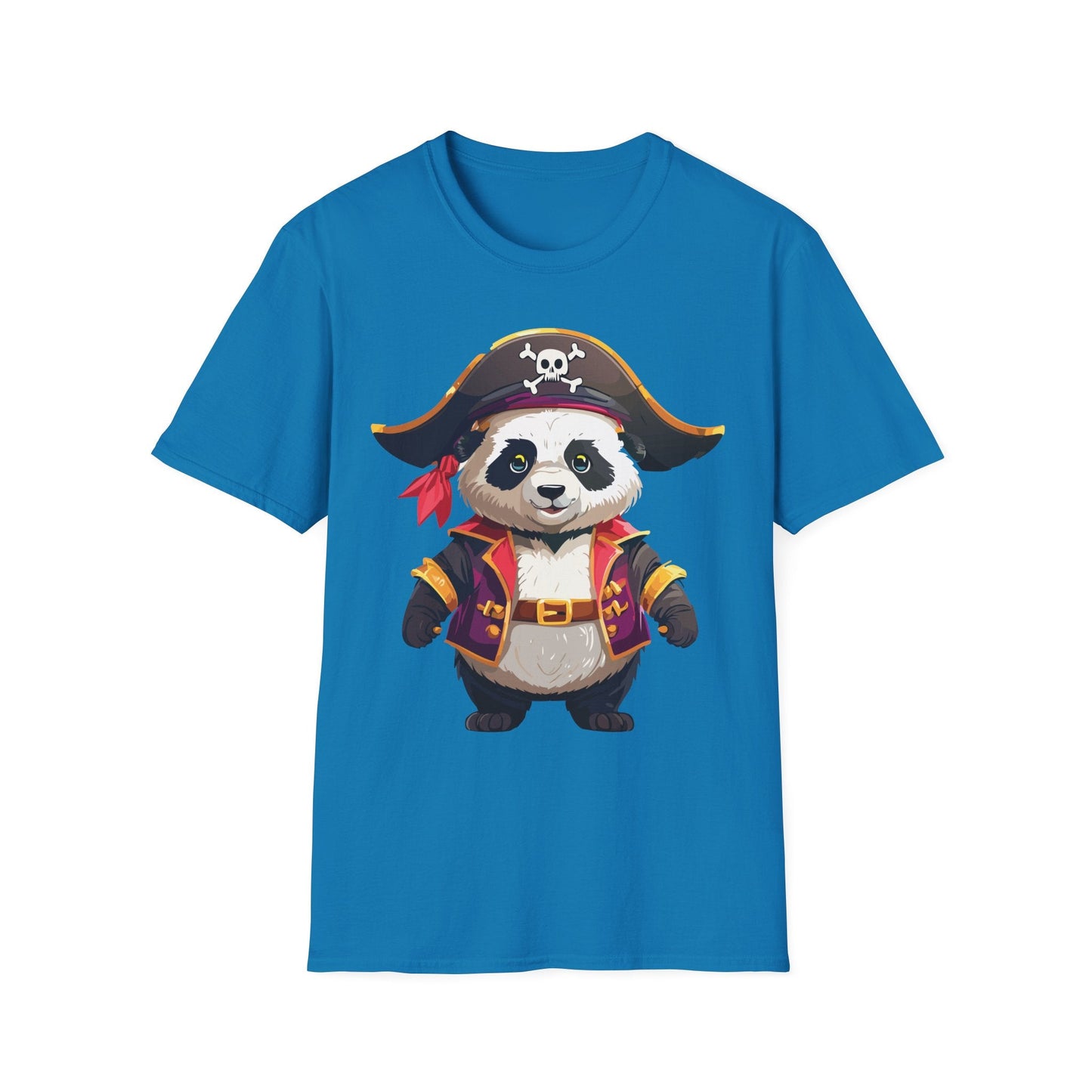 Panda Shirt Unisex Panda Tee Softstyle 64000 Gildan 100 Percent Cotton Animal Tee