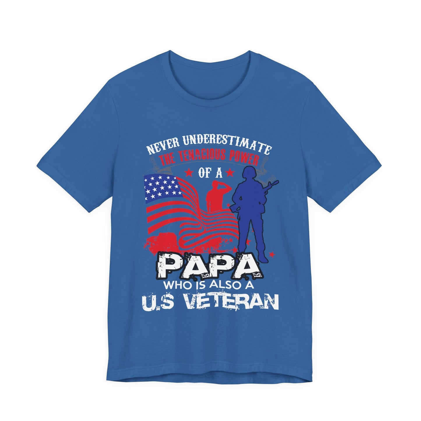 Army Veteran Patriotic Graphic Design Unisex Cotton T-Shirt v53