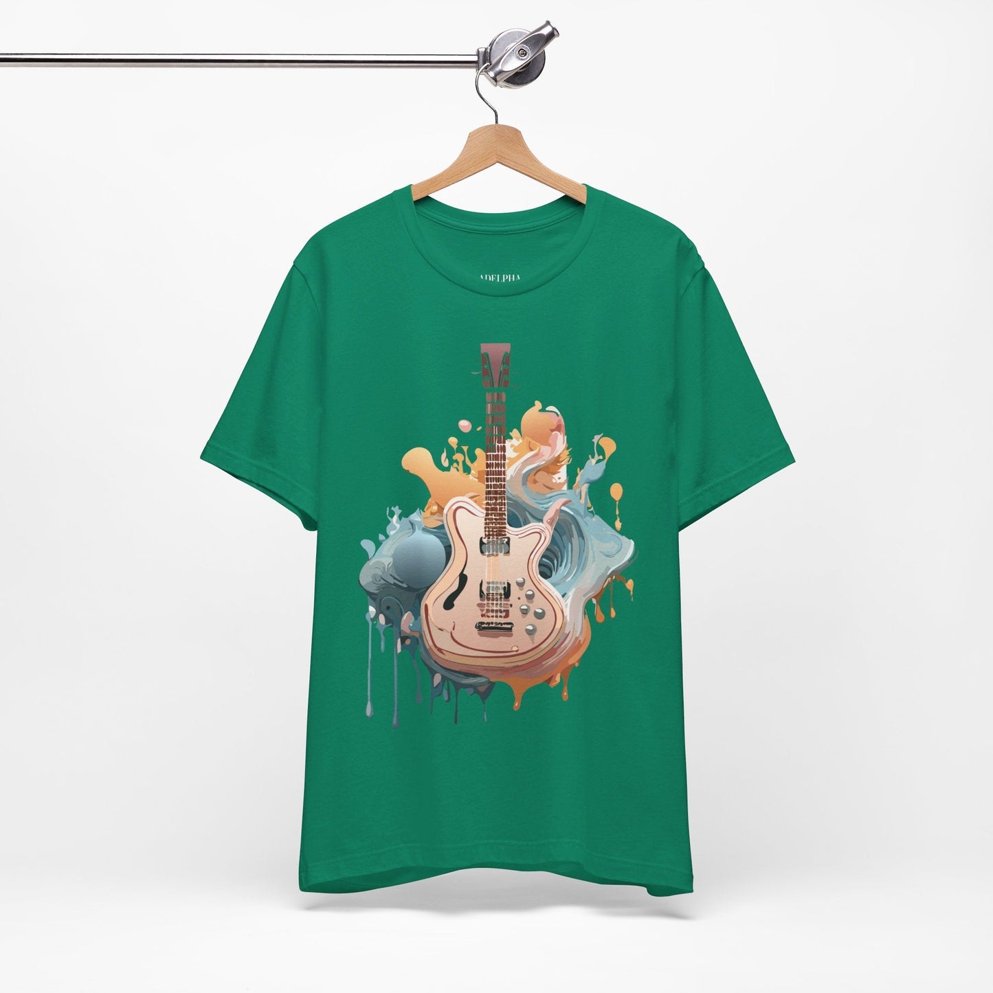 Adelpha Vintage Inspired Graphic Tee Unisex Jersey Short Sleeve Music Design Collectible