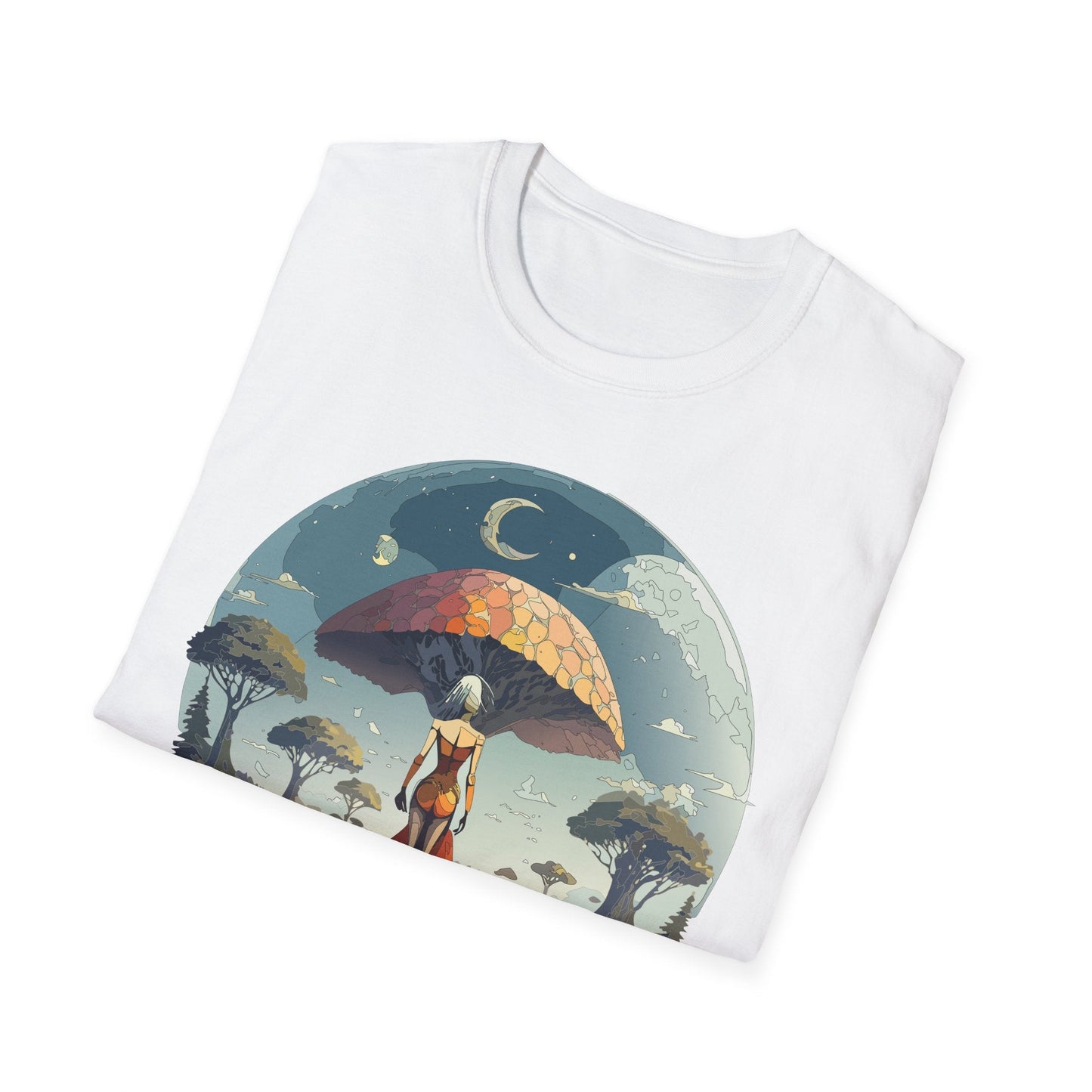 Womens Graphic T Shirts Art Design Shirt Softstyle Casual Tee 64000 Gildan Ring Spun Cotton